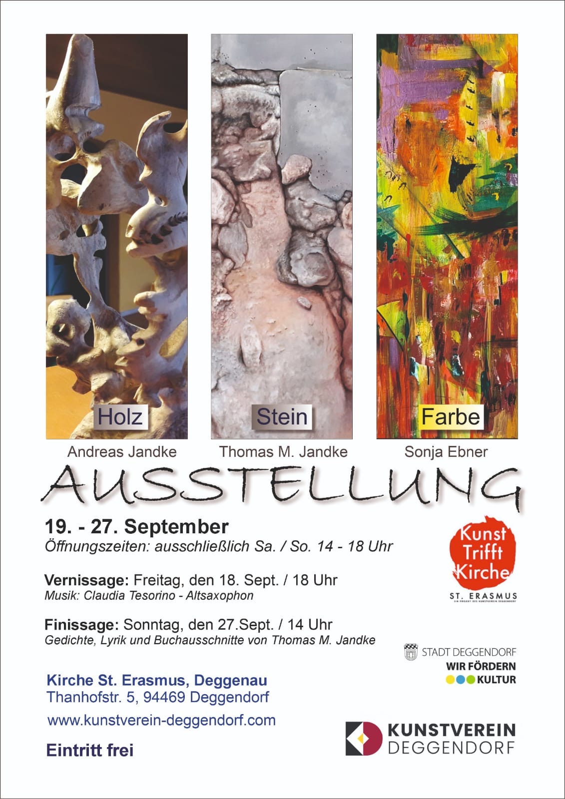 St Erasmus September Ausstellung