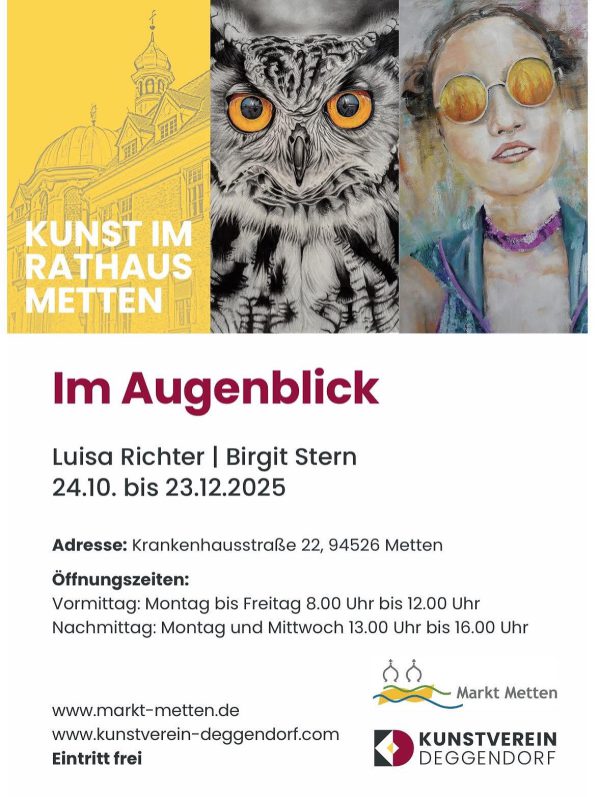 Plakat Kunst im Rahaus Metten