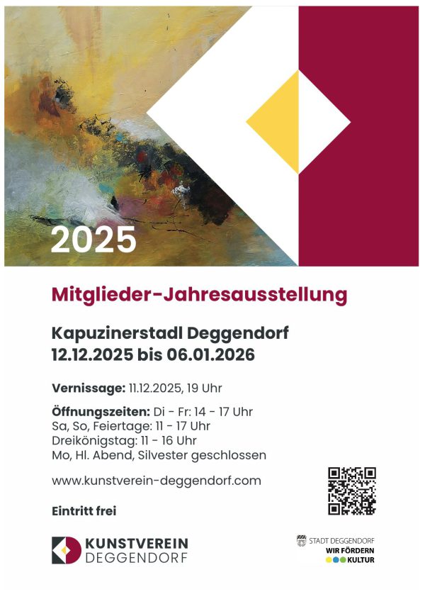Plakat Mitglieder Jahresausstellung 2025